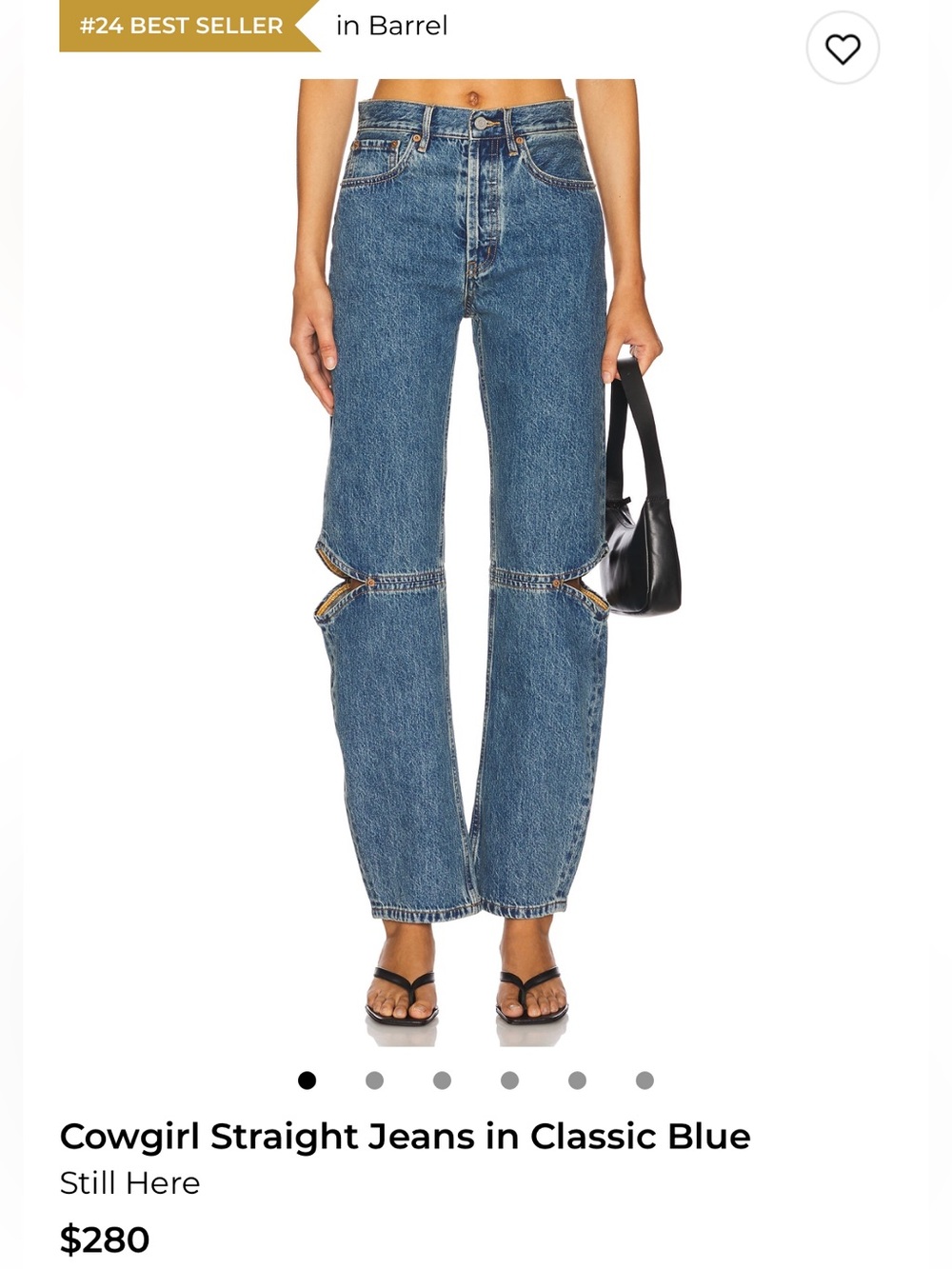 Cowgirl Straight Jeans in Classic Blue NWOT